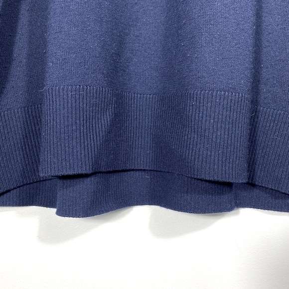 Babaton women’s Navy Sweater 100% merino wool size large - Picture 8 of 11